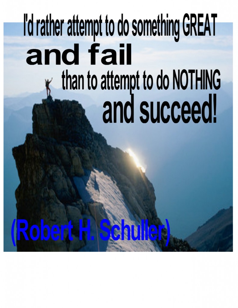 Making Promising Attempts Taking the Needed Risks « Because I Believed in Me (My Egyptian Fantasy ...